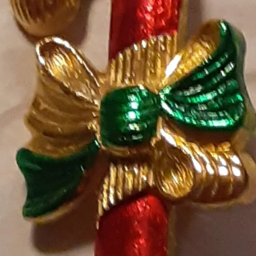 Gerry's Christmas Candy Cane Brooch